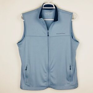 Vineyard Vines men’s sleeveless full zip jacket vest medium